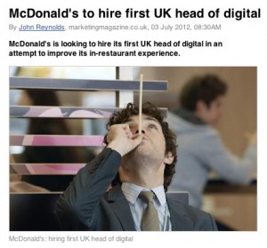 麦当劳聘英国第一数字标牌巨头提高餐厅体验,多媒体信息发布系统,联网数字告示系统,数字告示,数字标牌,信息显示系统,digital signage