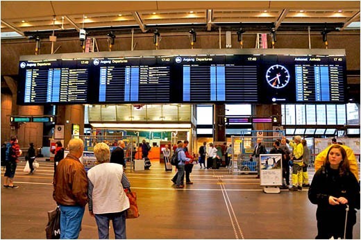 欧洲最大数字标牌视频墙登陆奥斯陆中心火车站,多媒体信息发布系统,联网数字告示系统,数字告示,数字标牌,信息显示系统,digital signage
