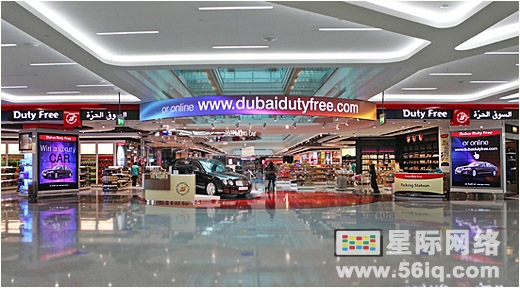 迪拜国际机场免税店安装100屏数字标牌招揽游客,信息显示系统,多媒体信息发布系统,数字告示,数字标牌,digital signage