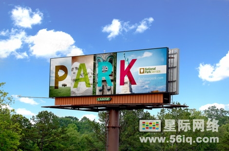 户外广告行业在地球日推出数字广告支持国家公园,多媒体信息发布系统,数字标牌,数字告示，digital signage